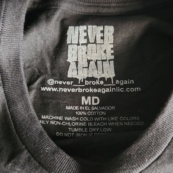 Never Broke Again Graphic T-Shirt - Picture 2 of 3